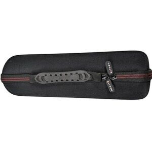 LTGEM Travel Hard Case Speaker Mesh Pockets Black Zippered